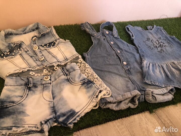 Вещи пакетом на девочку 80-86р
