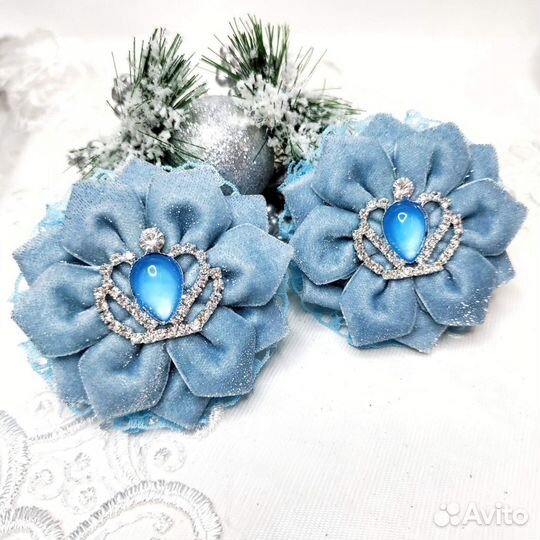 Бантики новогодние ручной работы