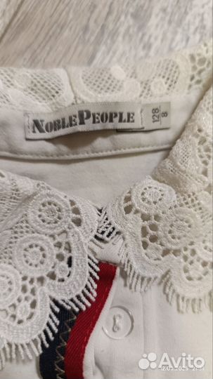 Школьная блузка для девочки noble people 128