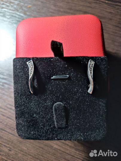 Серьги серебро СССР 925 проба