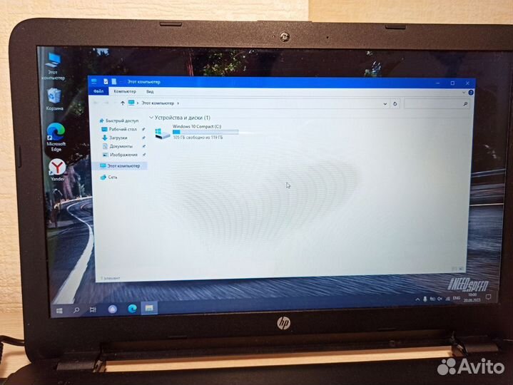 Игровой HP ноутбук ssd/4ядра/2видеокарты