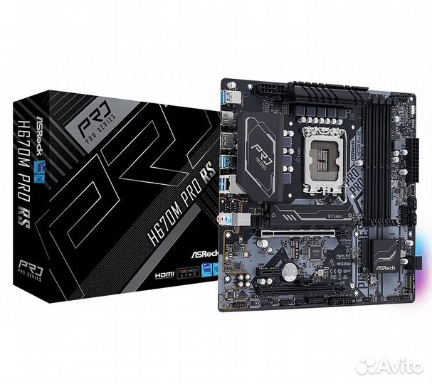 Материнская плата Asrock H670M Pro RS D4