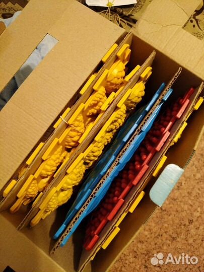 Модульный массажный ортопедический коврик 12 штук