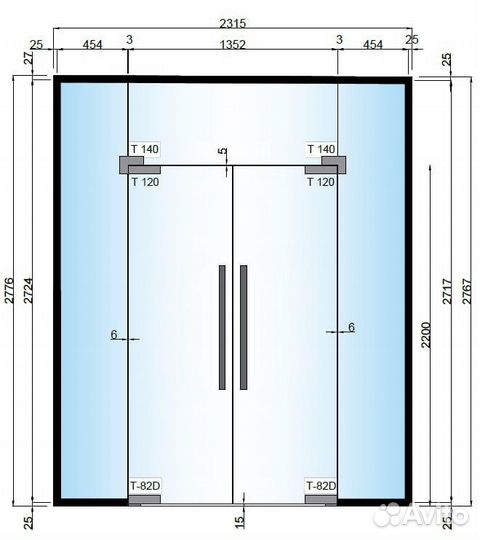 Череж по стеклу