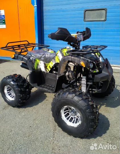 Детский квадроцикл Grizzly 125сс желто-черный