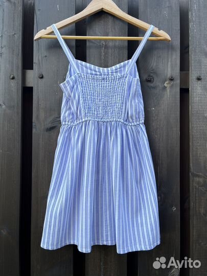 Сарафан летний для девочки в полоску 10-11 лет