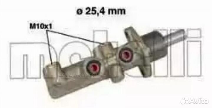 Metelli 05-0481 Главный тормозной цилиндр