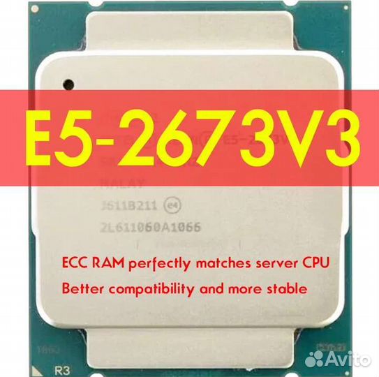 Комплект Xeon E5 2673 v3 12 ядер+X99-G7+16 Гб DDR3