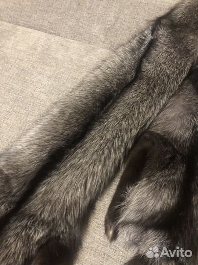 Воротник горжетка из чернобурки