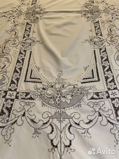 Скатерть вышивка Мадейра хлопок Испания