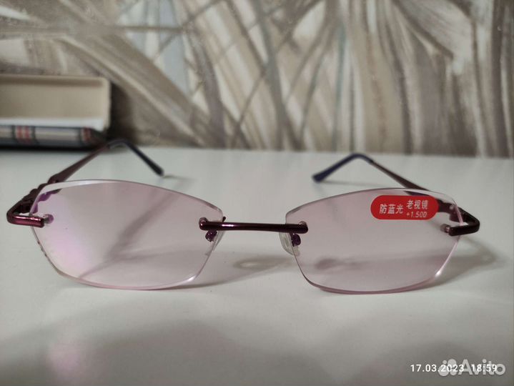 Женские очки с футляром(1.5)