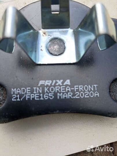 Тормозные колодки renault megane 2 Передние