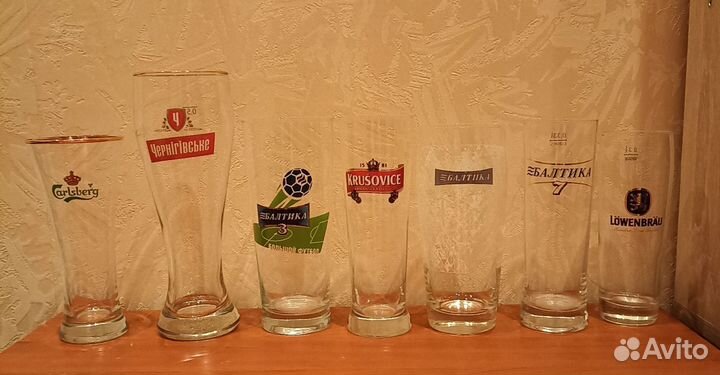 Пивные бокалы и кружки