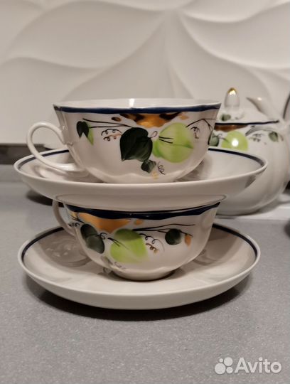 Сервиз чайный дулево березка