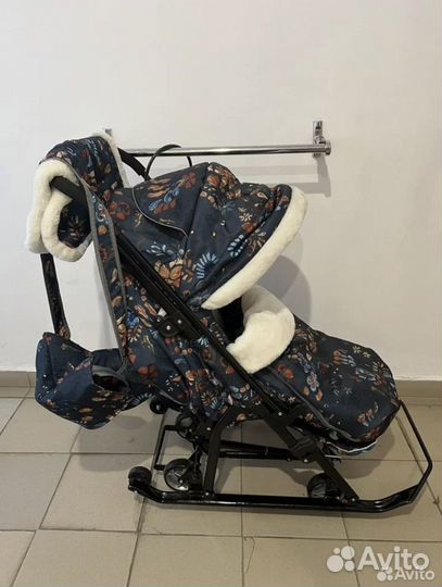 Коляска санки