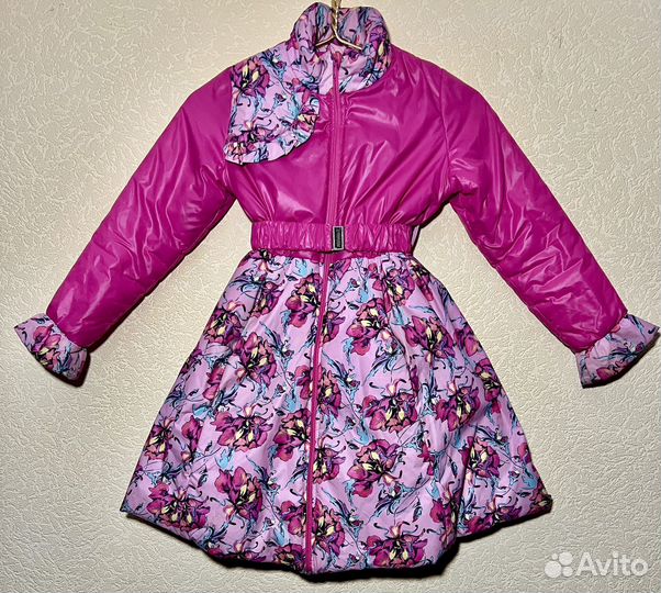 Демисезонное пальто 128-134