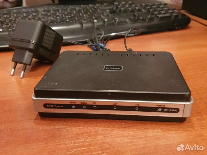 Wi-fi роутер D-link dsl-2520U