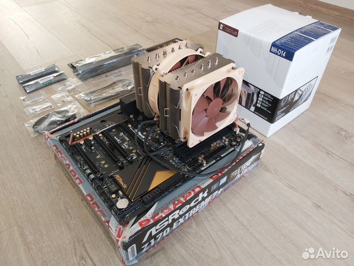AsRock Z170 Extreme7+ + I7-6700K + Noctua NH-D14