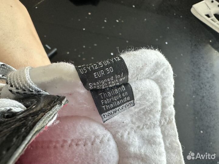 Коньки хоккейные детские bauer 30 размер