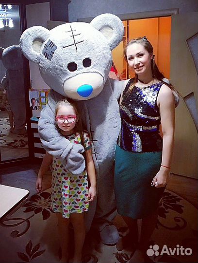 Мишка Тедди аниматор/курьер