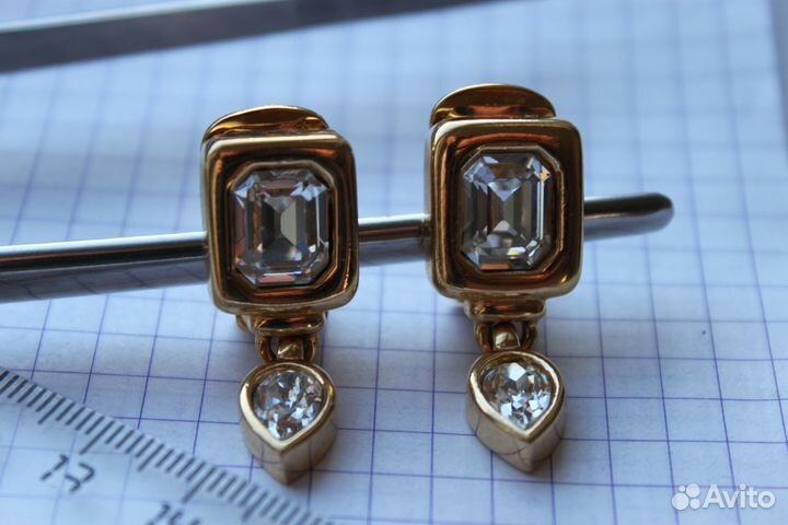 Винтажные клипсы от Lady Remington. Клеймо LR