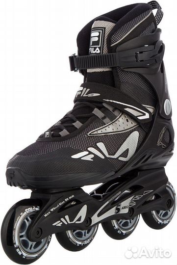 Ролики fila legacy comp Black-Grey Kra120