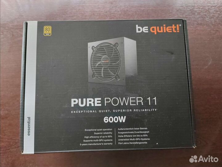 Блок питания be quiet pure power 11 600W