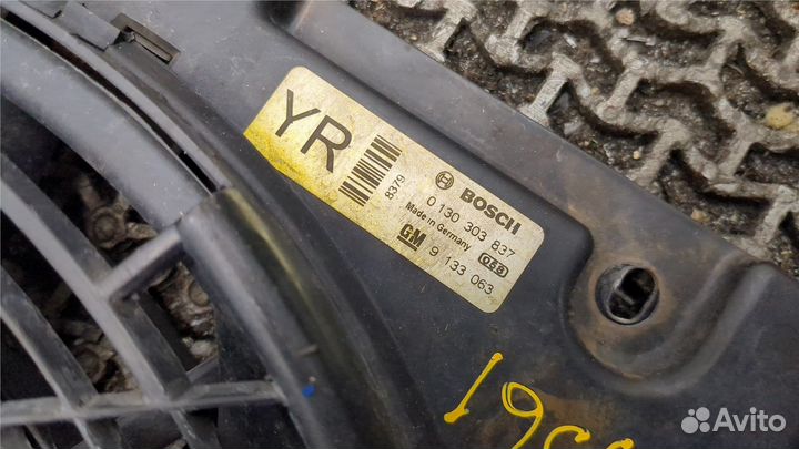 Вентилятор радиатора Opel Astra G, 2001