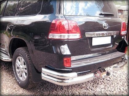 Защита бампера Toyota Land Cruiser 200