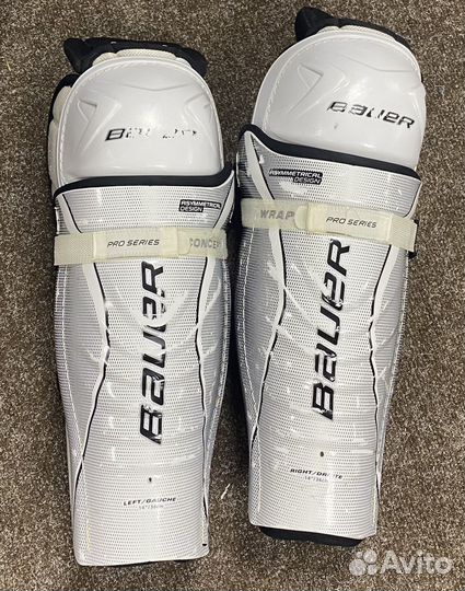 Щитки хоккейные Bauer pro