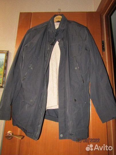 Куртка мужская длинная на подкладе размер 52- 54