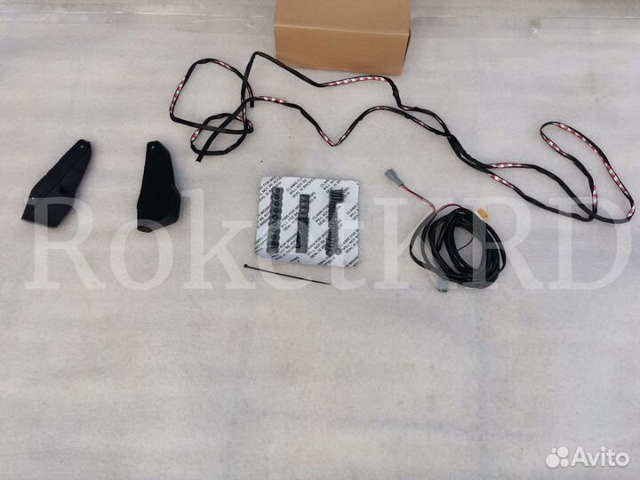 Обвес на Land Cruiser 200 12-2015 год Передний LED