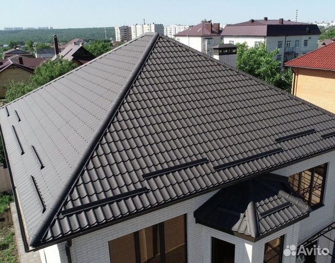 Металлочерепица серая от завода с бесплатной доставкой