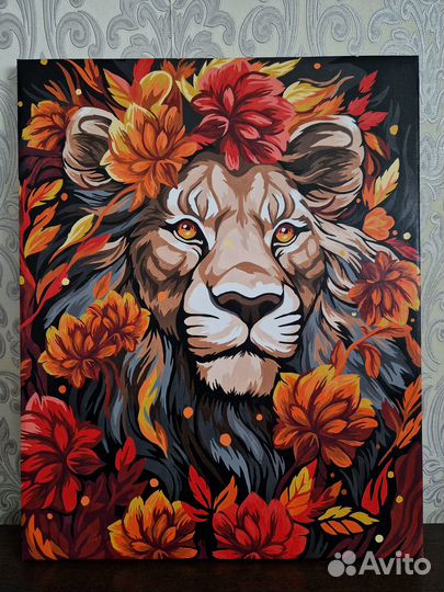 Картина по номерам готовая