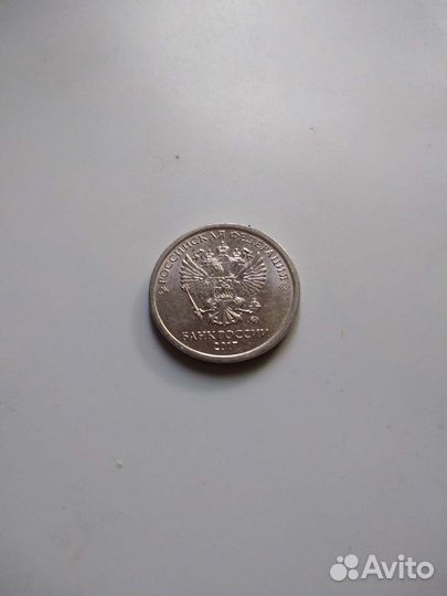 Монета 2 рубля, брак