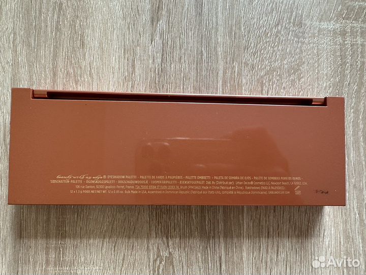 Палетка теней urban decay