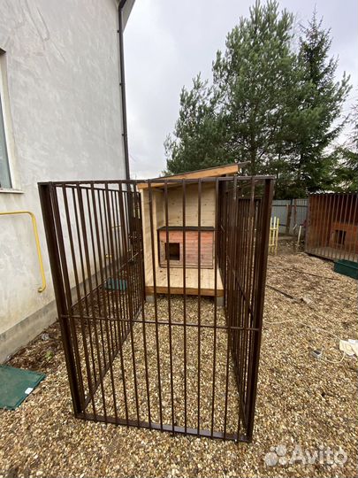 Вольер для собак с выгулом