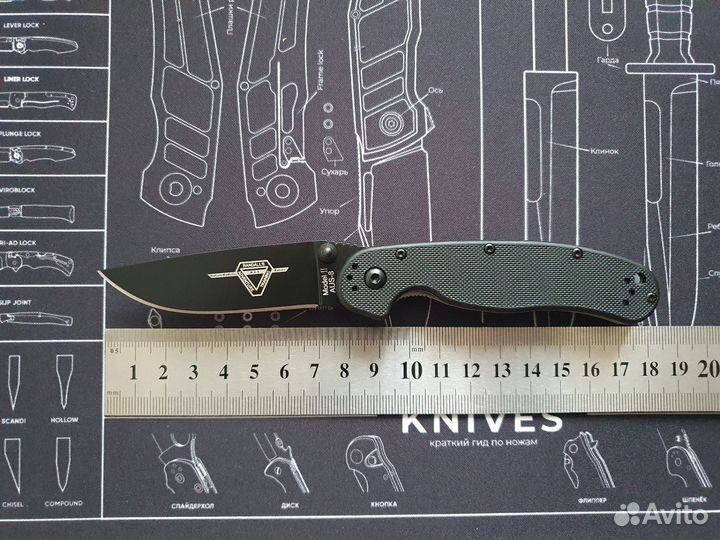 Складной нож Ontario RAT-2 ON8861BP