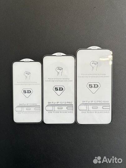 Защитное стекло для iPhone 11 / 12 / 13 и других