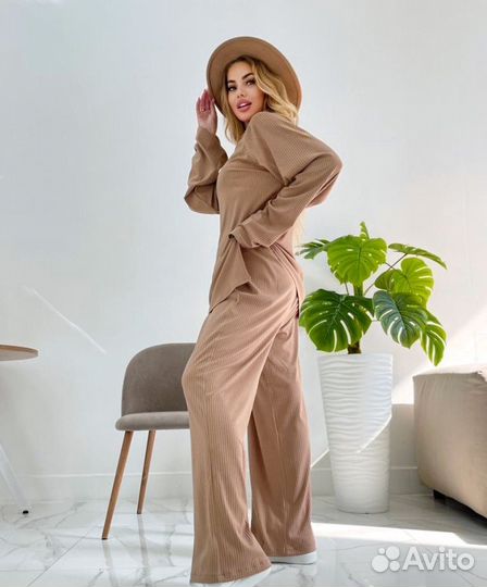 Костюм двойка женский лапша 48-52