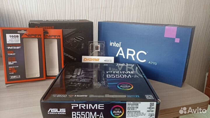 Игровой компьютер r5 5600 vs ARK A770 16gb