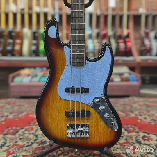 Бас-гитара Homage HEB760SB Jazz Bass Sunburst