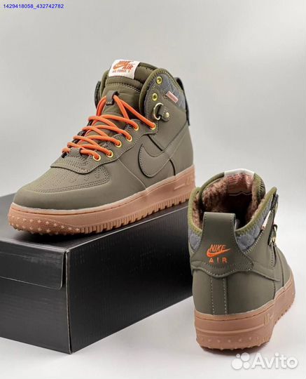 Кроссовки Nike Air Force 1 Duckboot (с мехом) (Арт.36256)