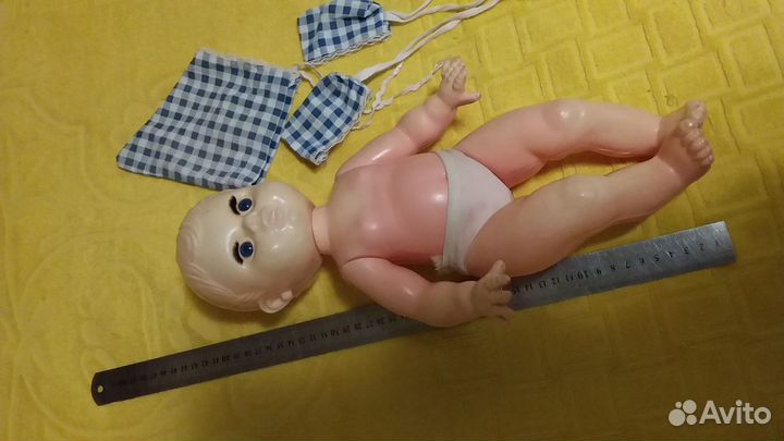 Кукла, пупс большой, СССР пластик