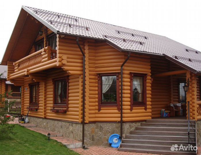 Дома / бани из бревна