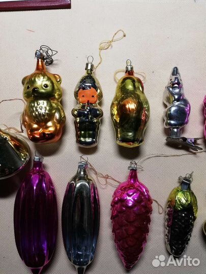 Елочные игрушки СССР