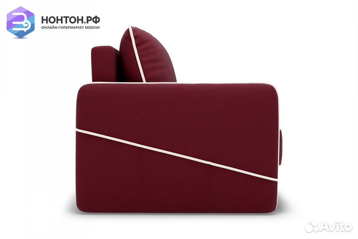 Кресло еврокнижка Энерджи бордовое