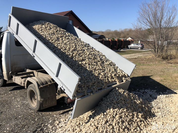 Песок щебень доставка газель