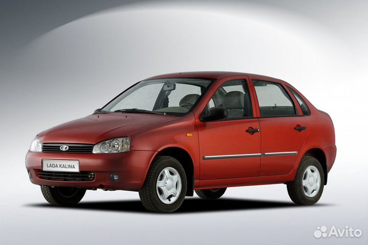 Крыло левое Калина в цвет красный 104 Калина новое