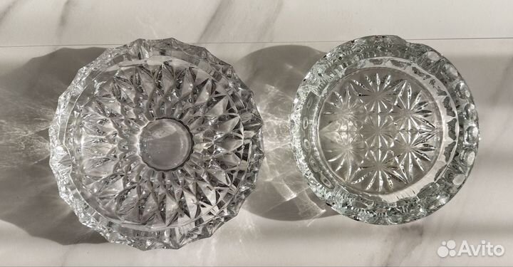 Хрустальные пепельницы СССР